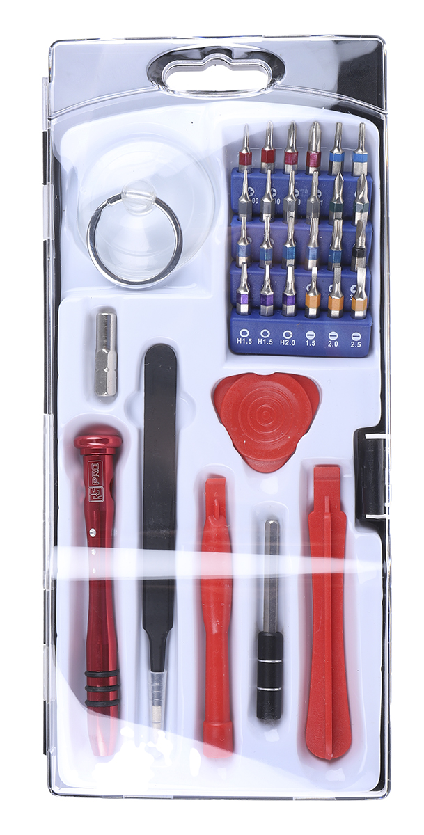 875-4768 RS PRO 32 Piece Phone Repair Tool Kit with Case