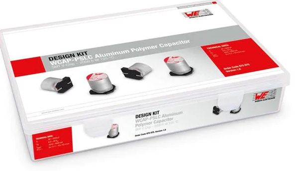 Wurth Elektronik, Surface Mount Polymer, Aluminium Capacitor Kit 35