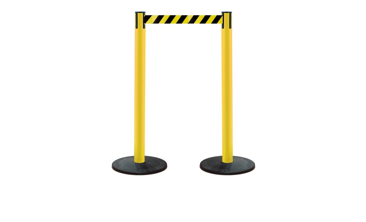 Tensator, 2.3 m Safety Barrier, Polyvinyl Chloride (Unplasticised) (Plastic)