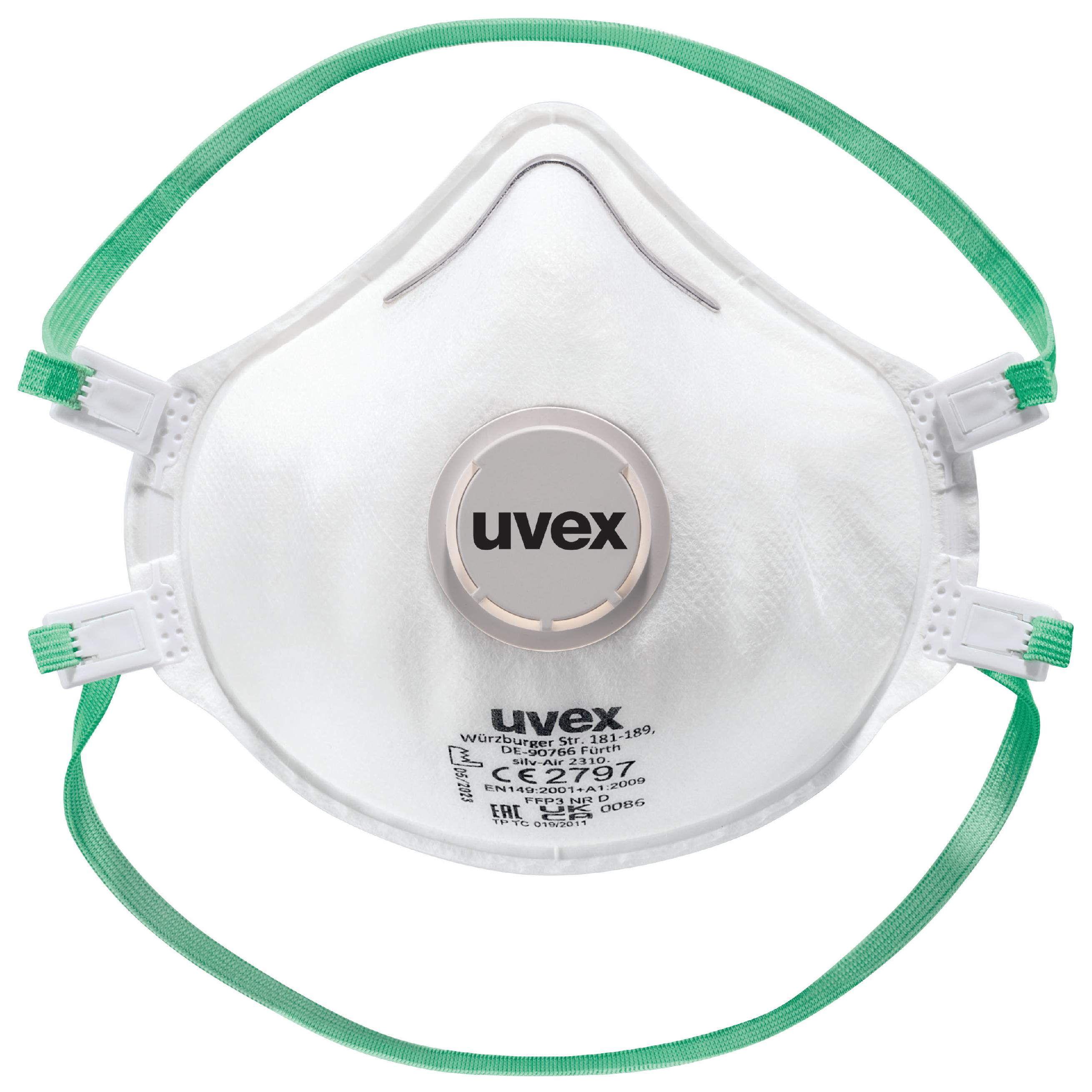 uvex Masques Series Mask Respirator Mask, Size L