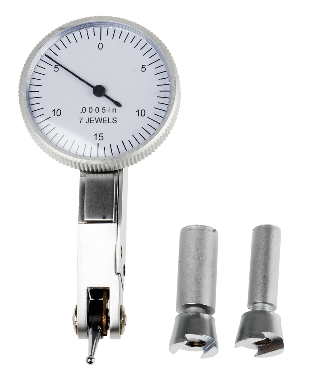 RS PRO Imperial DTI Gauge, 0.01 mm Resolution, 0.0001 mm Accuracy