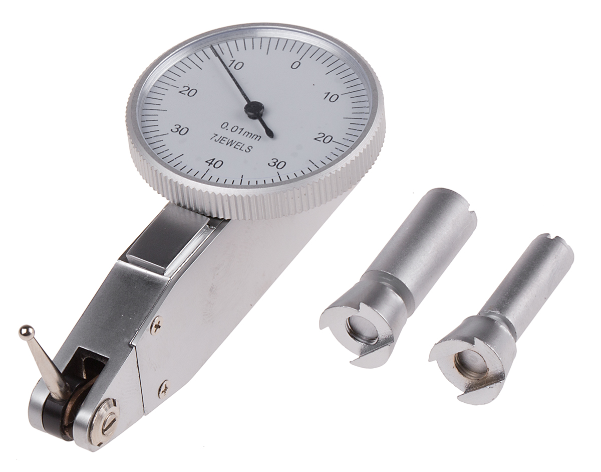 RS PRO Metric DTI Gauge, ±0.4 mm Max. Measurement, 0.01 mm Resolution, 0.01 mm FSD Accuracy