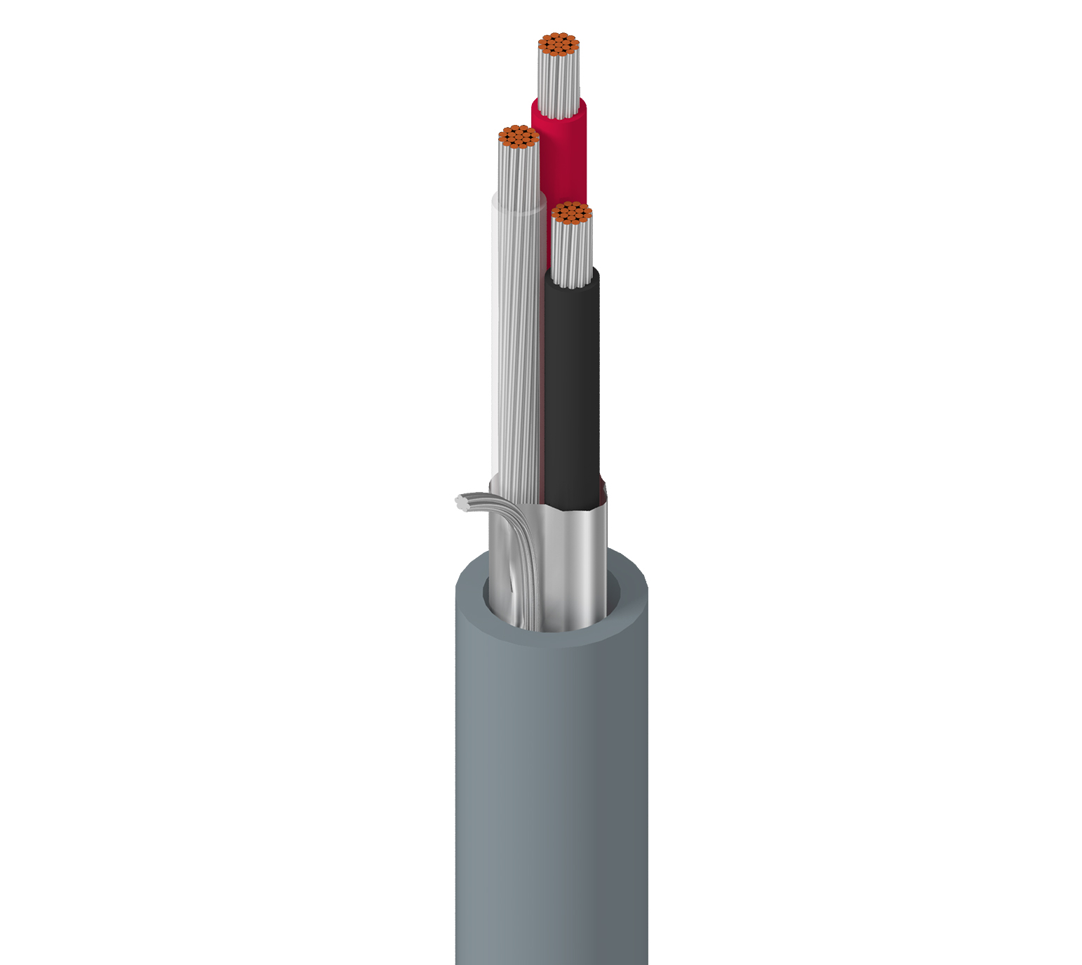 Belden 8772NH Series Control Cable, 1000 m, Chrome Sheath Low Smoke Zero Halogen