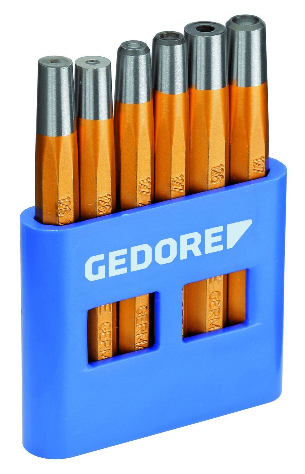 Gedore Clear Varnish Set Rivet Tool, 6 pieces