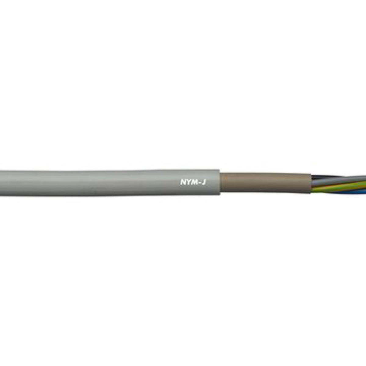 Lapp NYM-J 2.5 mm² 5 Core Power Cable, Grey PVC, 50m
