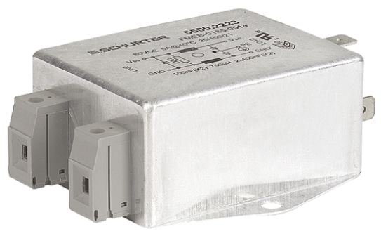 Schurter, FMEB 15A ±80 V dc, Chassis Mount EMC Filter, Screw, Single Phase