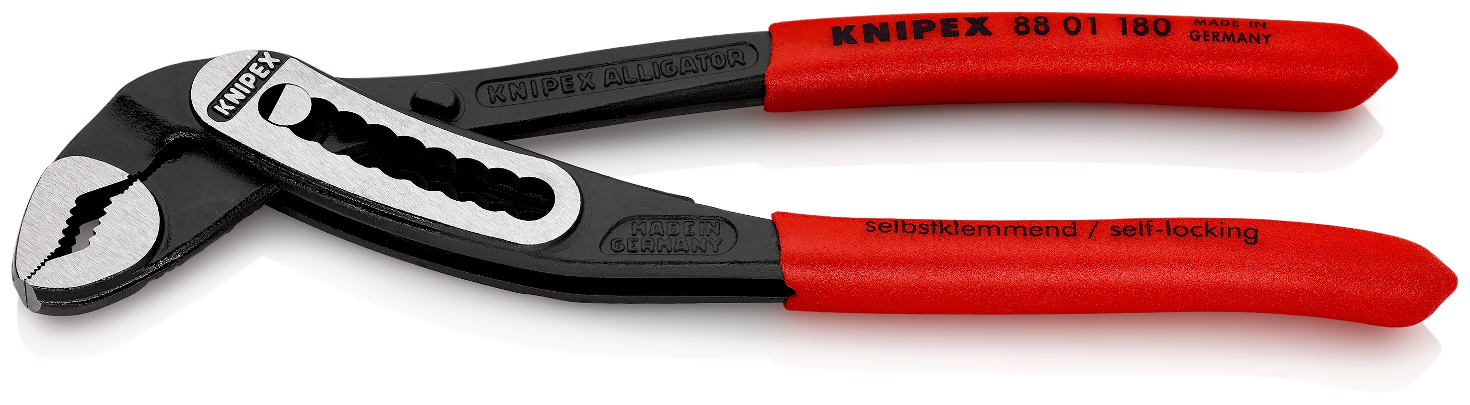 Knipex Alligator® 1-Piece Water Pump Plier, 180 mm Overall VDE/1000V Approved, 36mm Jaw