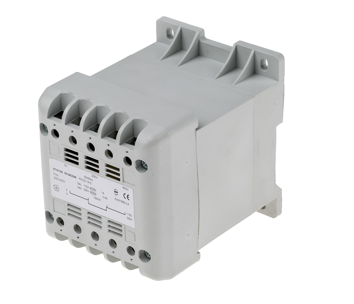 RS PRO 400 VA DIN Rail Transformer, 230 V, 400 V ac Primary, 115 V ac, 12 V, 24 V Secondary, ASNZS 61558..4, ASNZS
