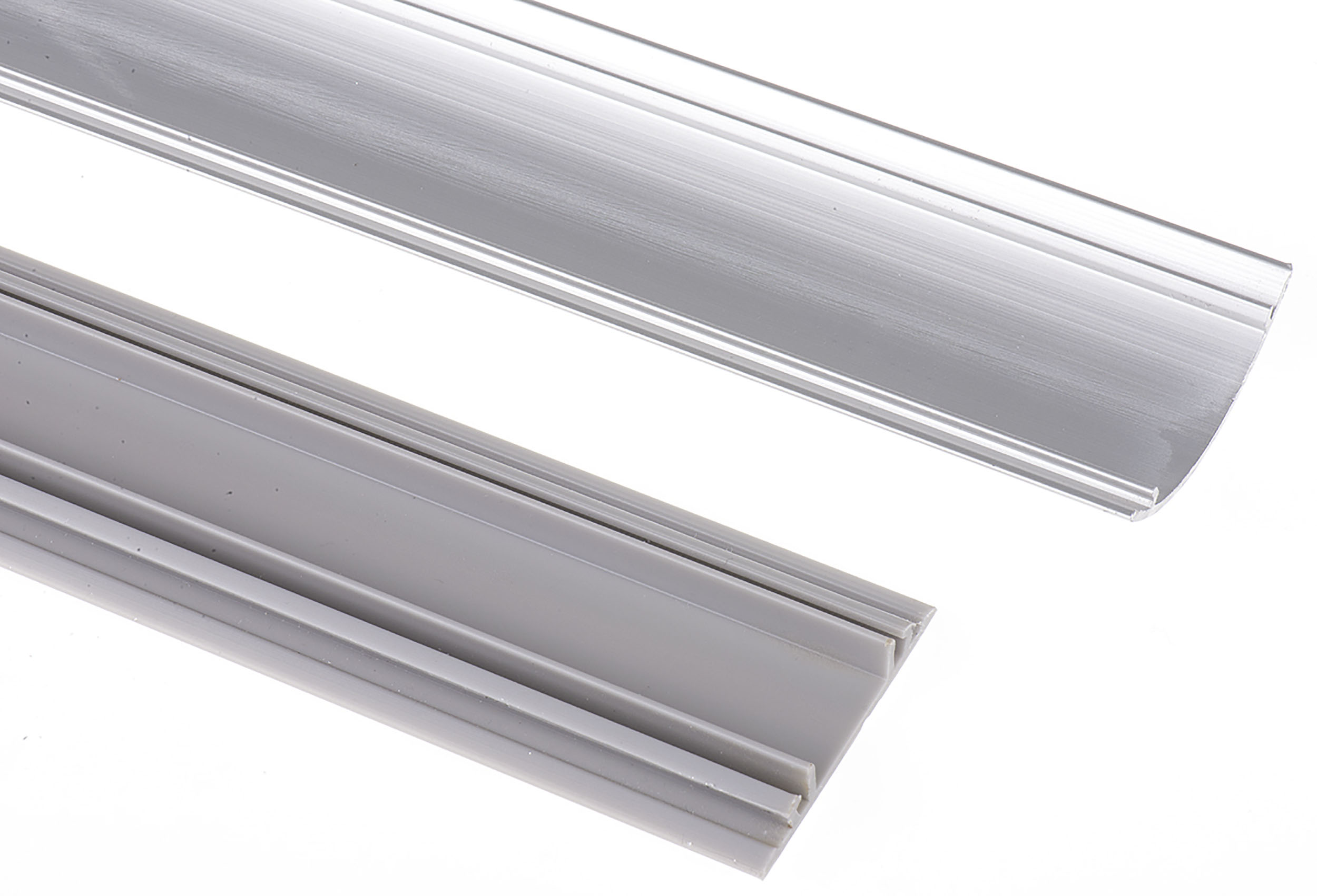 880-6865 RS PRO ARD Grey, W50mm x D9.8 mm, L1 m, Aluminium Alloy, Polyvinyl Chloride
