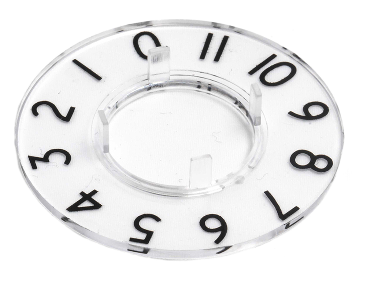 RS PRO Potentiometer Dial for Collet Knob