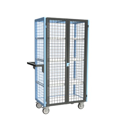 FIMM 3 Steel 2 Fixed + 2 Swivel with Brake Trolley, 815 mm, 250 kg Load, 485 mm