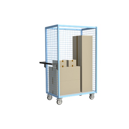 FIMM Steel 2 Fixed + 2 Swivel with Brake Trolley, 965 mm, 250 kg Load, 585 mm