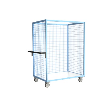 FIMM Steel 2 Fixed + 2 Swivel with Brake Trolley, 1165 mm, 250 kg Load, 785 mm