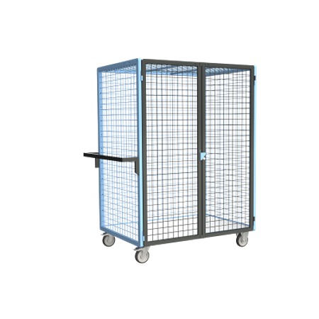 FIMM Steel 2 Fixed + 2 Swivel with Brake Trolley, 1165 mm, 250 kg Load, 785 mm