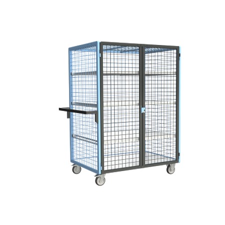 FIMM 3 Steel 2 Fixed + 2 Swivel with Brake Trolley, 1165 mm, 250 kg Load, 785 mm