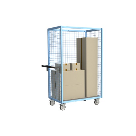 FIMM Steel 2 Fixed + 2 Swivel with Brake Trolley, 965 mm, 250 kg Load, 585 mm