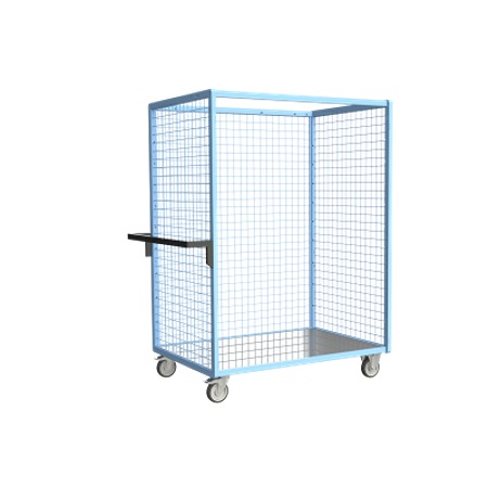 FIMM Steel 2 Fixed + 2 Swivel with Brake Trolley, 1165 mm, 250 kg Load, 785 mm