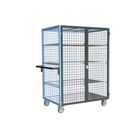 FIMM 3 Steel 2 Fixed + 2 Swivel with Brake Trolley, 1165 mm, 250 kg Load, 785 mm