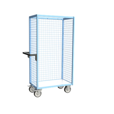 FIMM Steel 2 Fixed + 2 Swivel with Brake Trolley, 815 mm, 500 kg Load, 485 mm