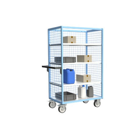 FIMM 3 Steel Castor Trolley, 965 mm, 500 kg Load, 585 mm
