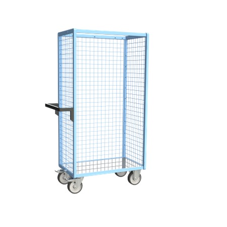 FIMM Steel 2 Fixed + 2 Swivel with Brake Trolley, 815 mm, 500 kg Load, 485 mm