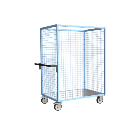 FIMM Steel 2 Fixed + 2 Swivel with Brake Trolley, 1165 mm, 500 kg Load, 785 mm