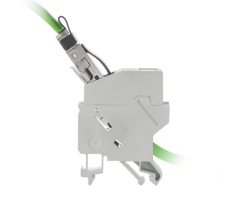 8808360000 Weidmüller W Series 8-Contact Male Interface Module, RJ45, IDC Connector, DIN Rail, 1A