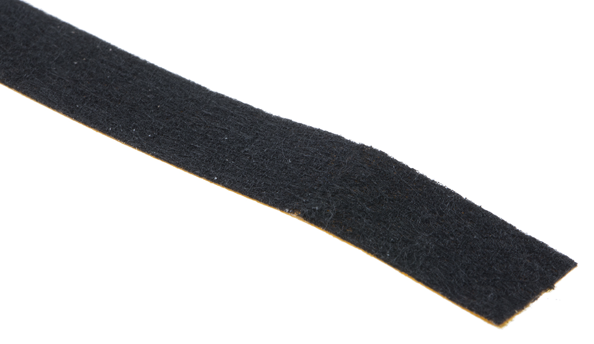 RS PRO Adhesive Backing Viscose-Nylon Acoustic Insulation, 50 m x 10mm x 0.8 mm