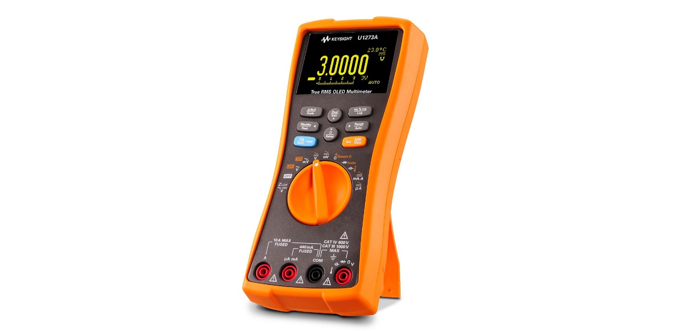 u1273a Keysight Technologies U1273A Handheld Digital Multimeter, True RMS, 10A ac Max, 10A dc Max, 1000V ac Max