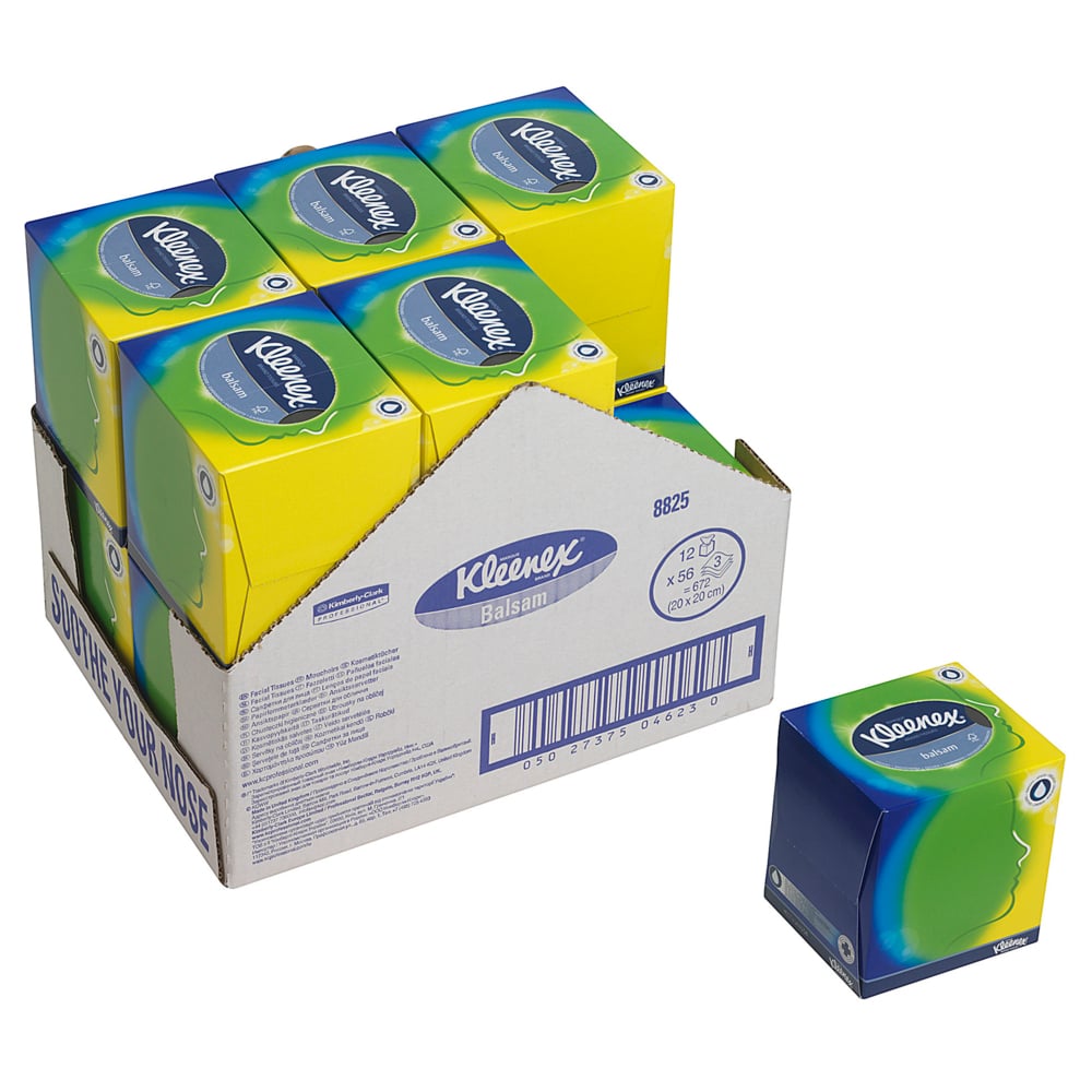 8825 KLEENEX Kleenex® White Facial Tissue, Box of 672