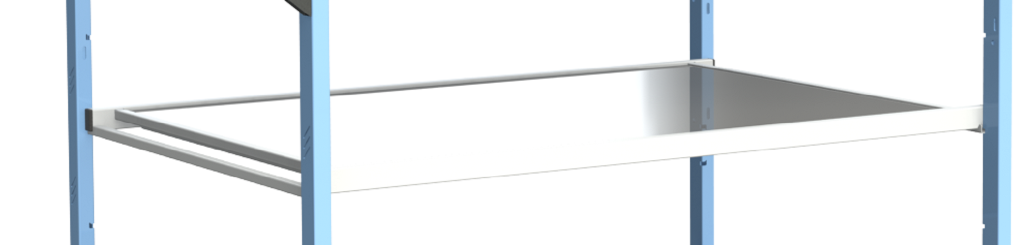 FIMM Sheet Metal Metal shelf, 850 mm x 500mm, 500 mm, 100 kg Load