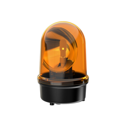 Werma Yellow Beacon 230V ac/dc, LED Bulb, IP65 Base