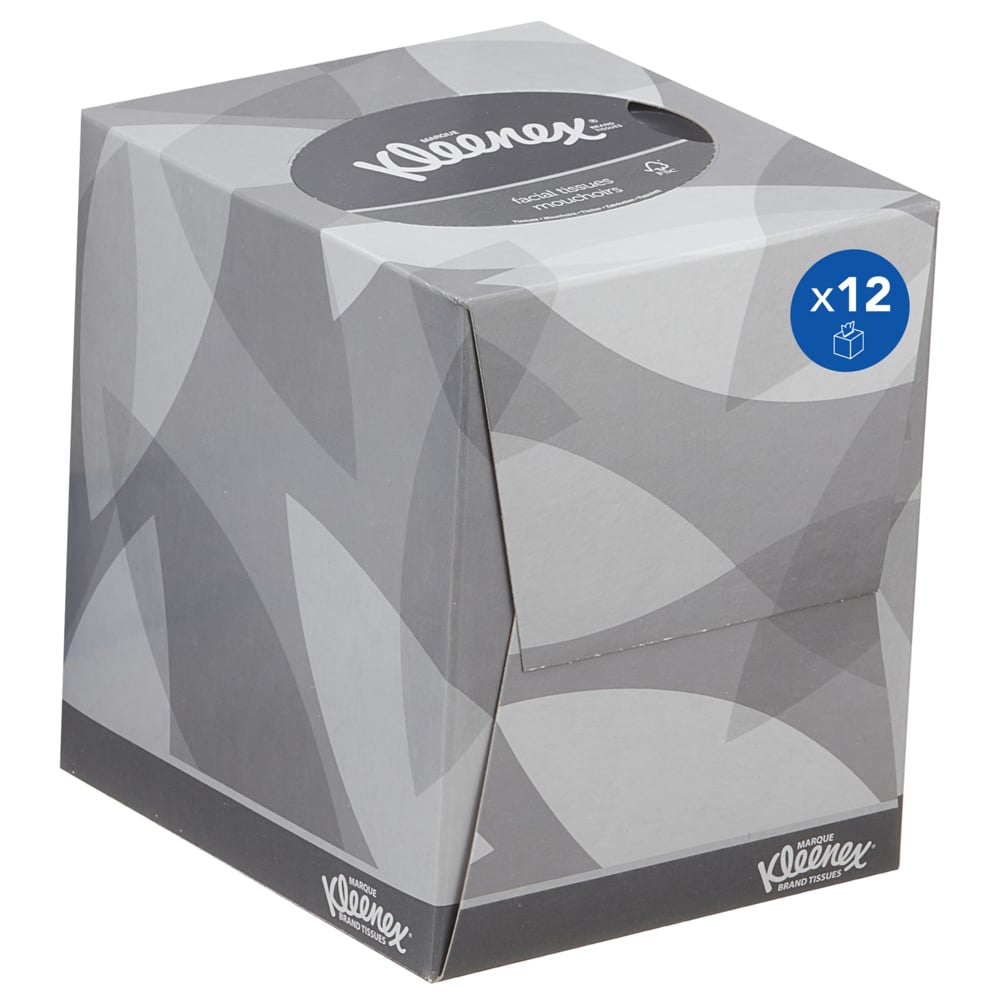 8834 KLEENEX Kleenex® White Facial Tissue, Box of 1056