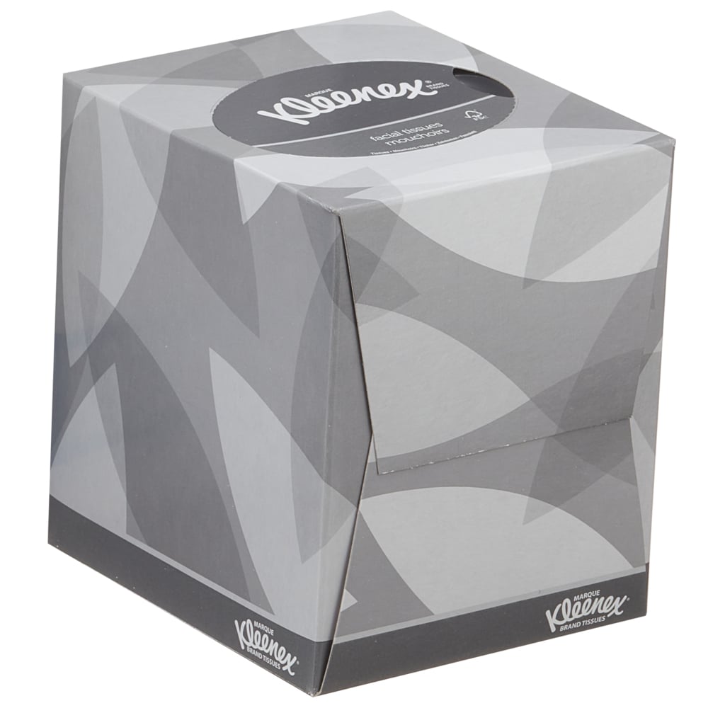 8834 KLEENEX Kleenex® White Facial Tissue, Box of 1056