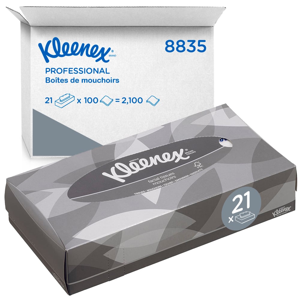 SCOTT Kleenex Roll Paper Hand Towels, 2 Ply, 2100 Sheets