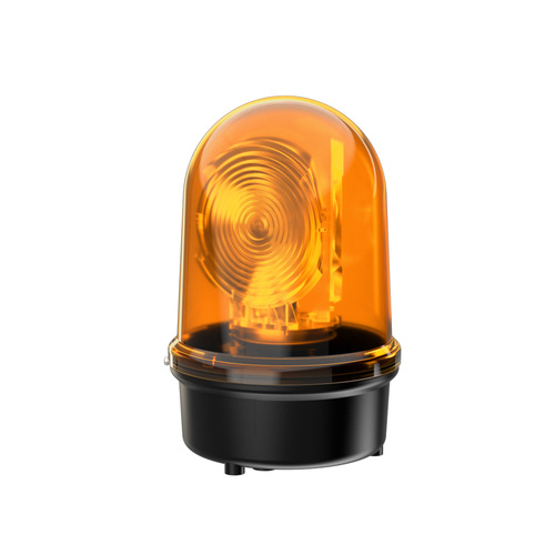 Werma BM 844 Series Yellow Beacon 230V ac, LED Bulb, IP65 Base
