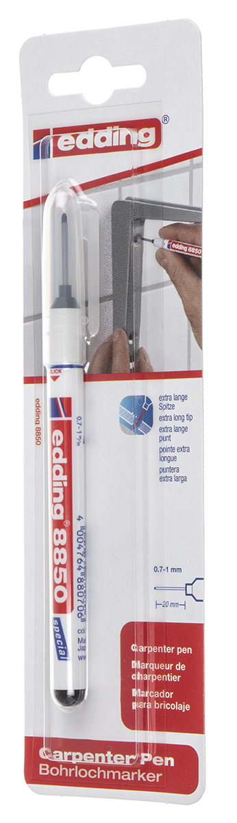 8850-001 Edding Extra Fine Tip Black Marker Pen