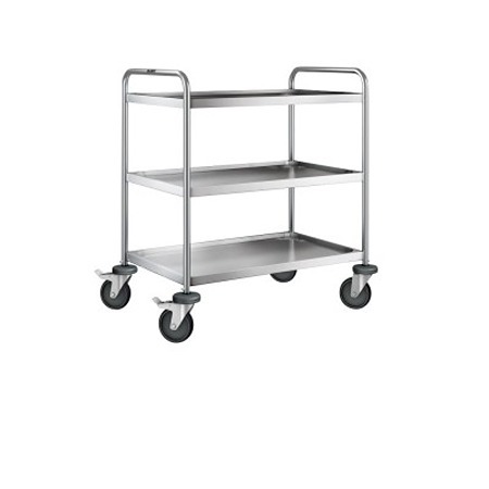 FIMM 3 Steel 4 Swivel with 2 Brake Trolley, 800 mm, 120 kg Load, 500 mm