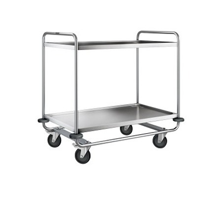 FIMM 2 Steel 4 Swivel with 2 Brake Trolley, 1000 mm, 160 kg Load, 600 mm