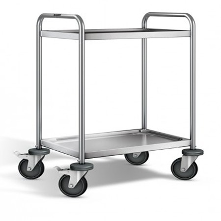 FIMM 2 Steel 4 Swivel Trolley, 600 mm, 120 kg Load, 400 mm
