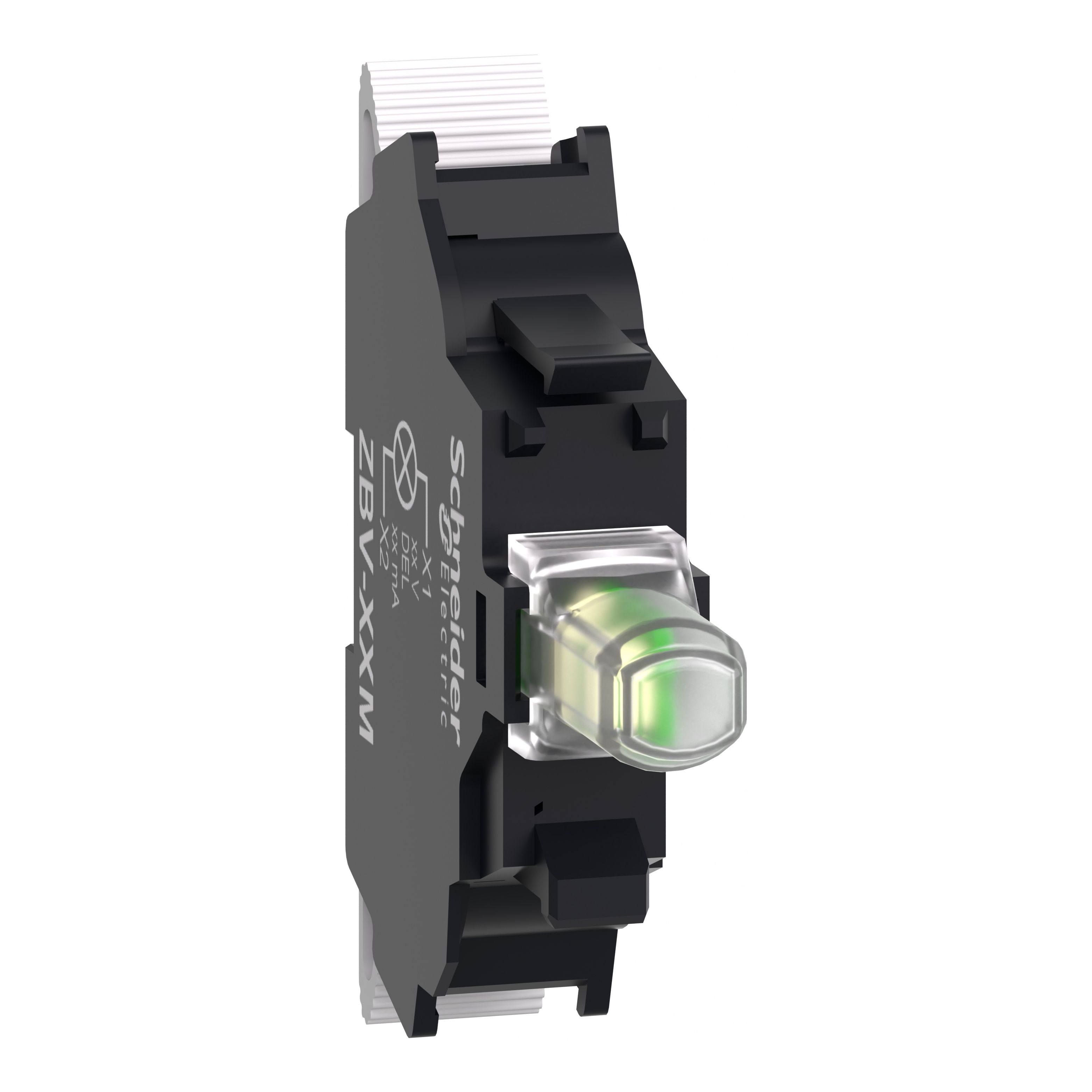 Harmony XB4/XB5 Series Contact Block for Use with Push Buttons, 230V, Green Light