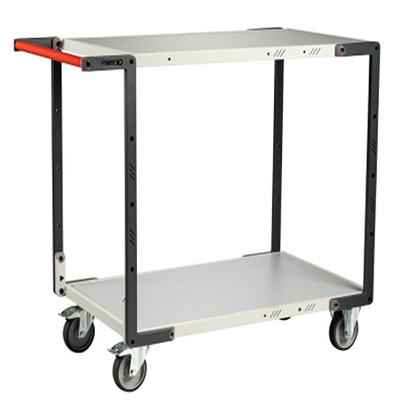 FIMM 2 2 Fixed + 2 Swivel with Brake Trolley, 1000 mm, 250 kg Load, 595 mm