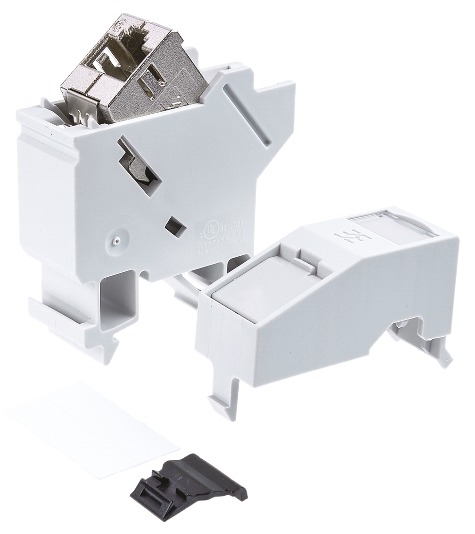 8879050000 Weidmüller 2-Contact Female Interface Module, RJ45 Connector, DIN Rail, 1A
