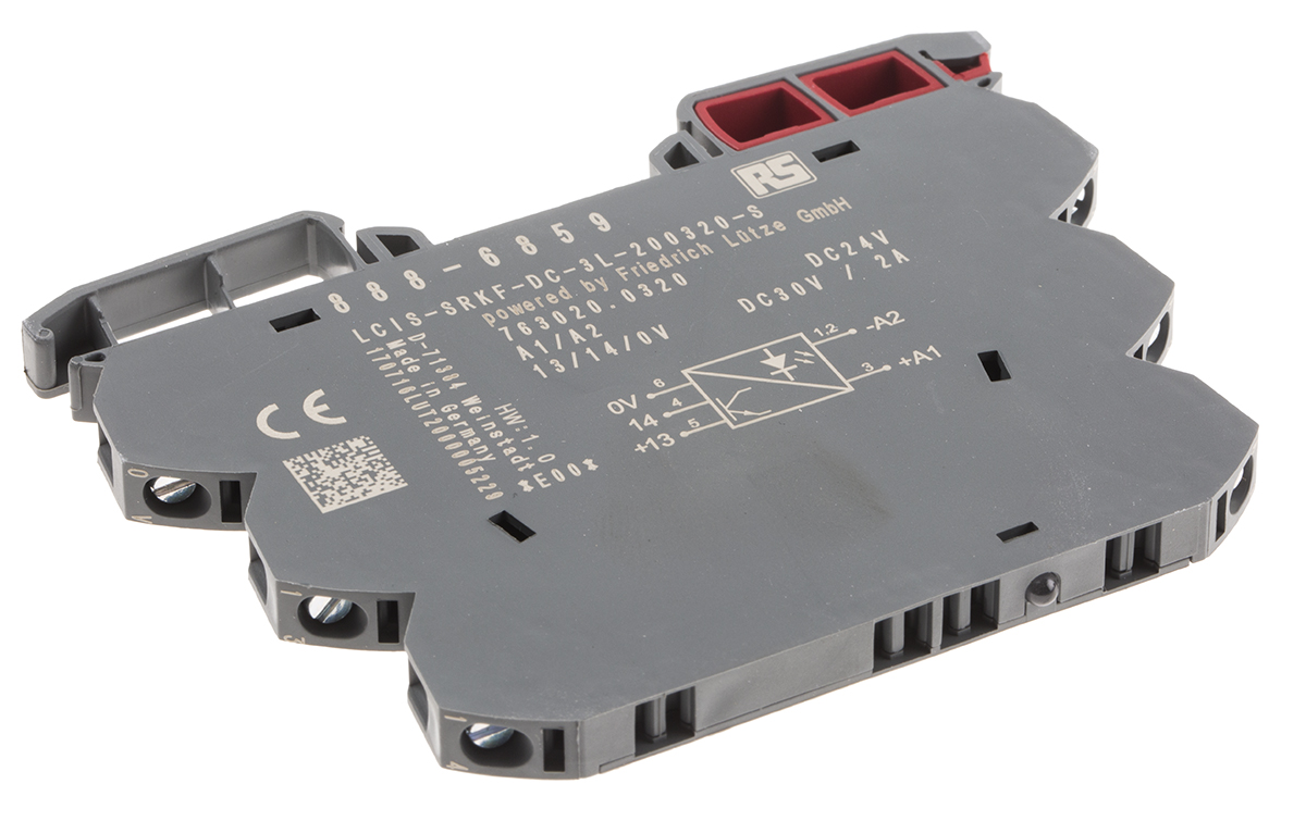 RS PRO Solid State Relay, 2 A Load, DIN Rail Mount, 30 V Load, 30V Control