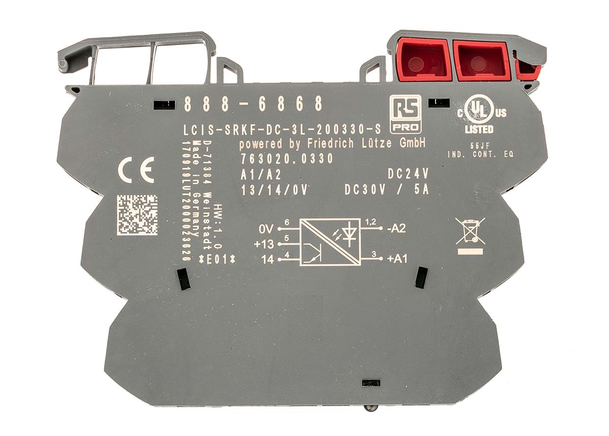 RS PRO Solid State Relay, 5 A Load, DIN Rail Mount, 30 V Load, 30V Control