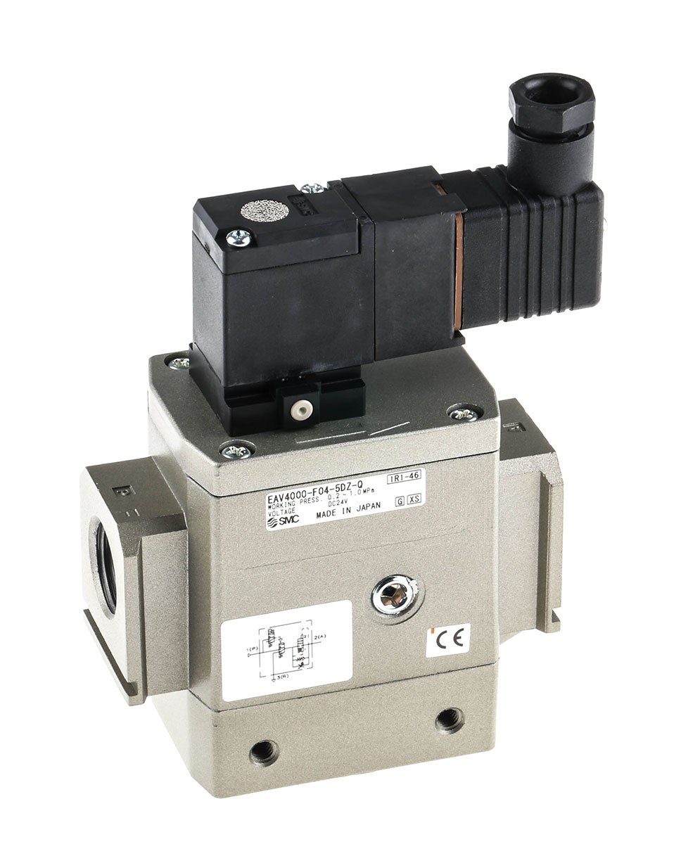 SMC Pneumatic Soft Start Valve, G 1/2 Female 1 (Operating) MPa, 1.5 (Proof) MPa