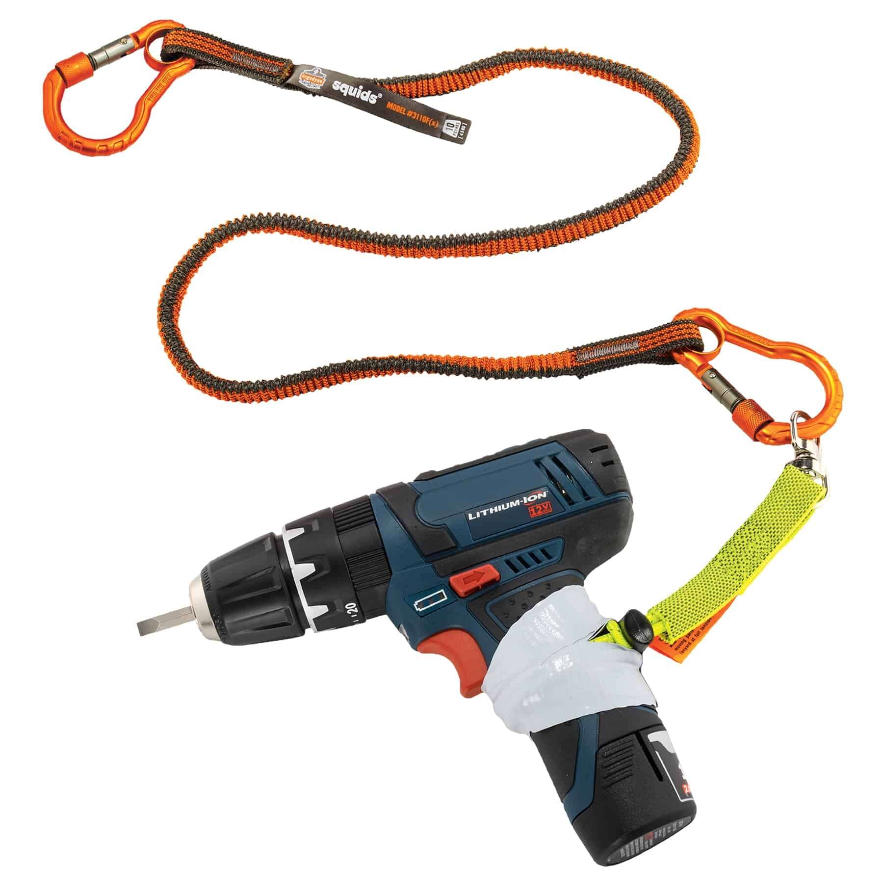 19822 Ergodyne Standard Aluminium, Elastic, Polyester Tool Lanyard Lanyard, 4.5kg Capacity