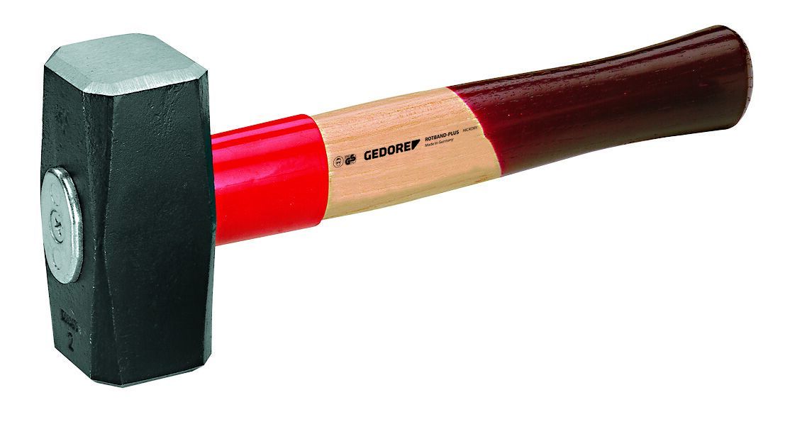 Gedore Forged Alloy Head Sledge Hammer with Ash Handle, 1000 g