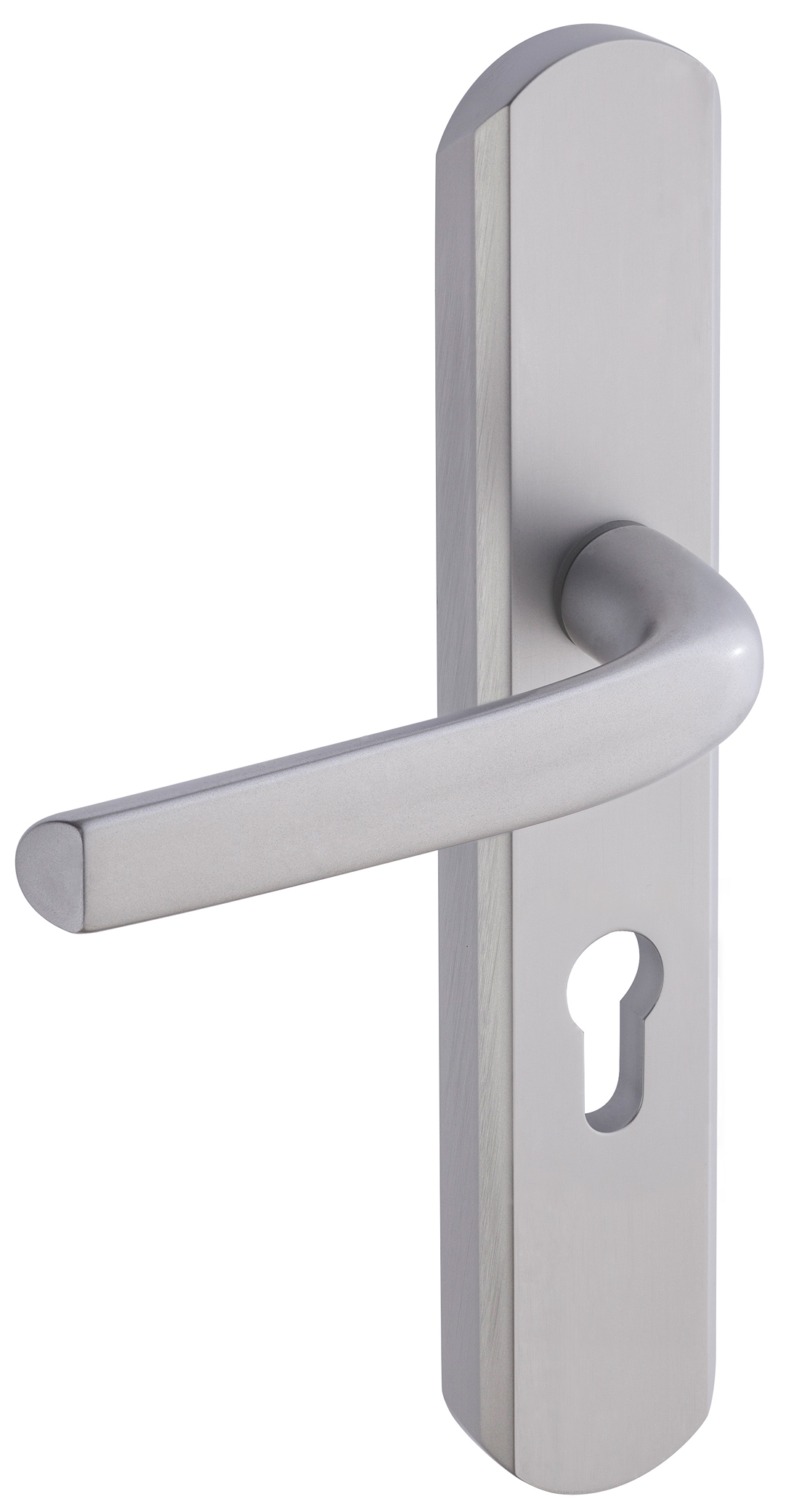 Vachette Aluminium Clear Anodised Lever