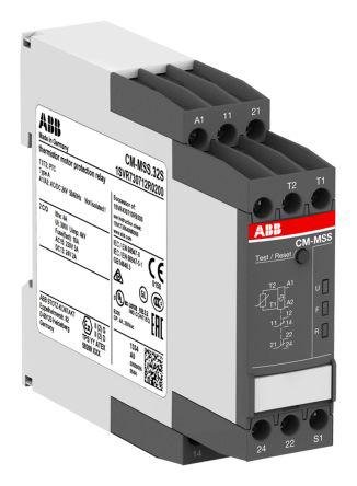 ABB Temperature Monitoring Relay with DPDT Contacts, 24 V ac/dc